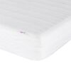 vidaXL Bed with Mattress "Dover" Light Grey Single Fabric