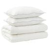 vidaXL Duvet and Pillow Set 3 pcs 200 x 220 cm 4 Seasons 300 GSM Wool