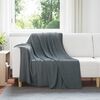 vidaXL Throw Blankets 6 pcs Dark Grey 200 x 150 cm Fleece