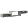 vidaXL Wall-mounted TV Cabinet Wall-Mounted Concrete Grey