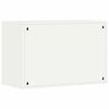 vidaXL Wall Cabinet for Garage with Gas-lift Door White