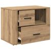 vidaXL Bedside Cabinet Artisan Oak 35 x 60 x 50 cm Engineered Wood
