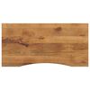 vidaXL Desk Top with Curve 110x50x2,5 cm Solid Wood Rough Mango