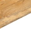 vidaXL Table Top 90x80x2.5 cm Rectangular Solid Wood Mango