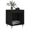 vidaXL Bedside Cabinet Black 40x35x50 cm Engineered Wood