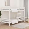 vidaXL Bunk Bed without Mattress White 80x200 cm Solid Wood Pine
