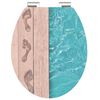 SCH&Uuml;TTE High Gloss Toilet Seat with Soft-Close POOLSIDE MDF