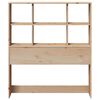 vidaXL Headboard with Storage 90 cm Solid Wood Pine