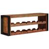 vidaXL Wine Rack Brown 120 x 45 x 33 cm Solid Reclaimed Wood
