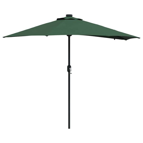 vidaXL Garden Parasol Green 294 x 150 x 223 cm Fabric