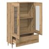 vidaXL Highboard with Drawer Artisan Oak 69.5 x 31 x 115 cm