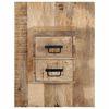 vidaXL Bedside Cabinet 60x32x80 cm Solid Rough Wood Mango