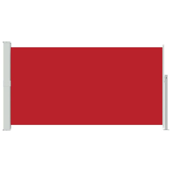 vidaXL Patio Retractable Side Awning 170x300 cm Red