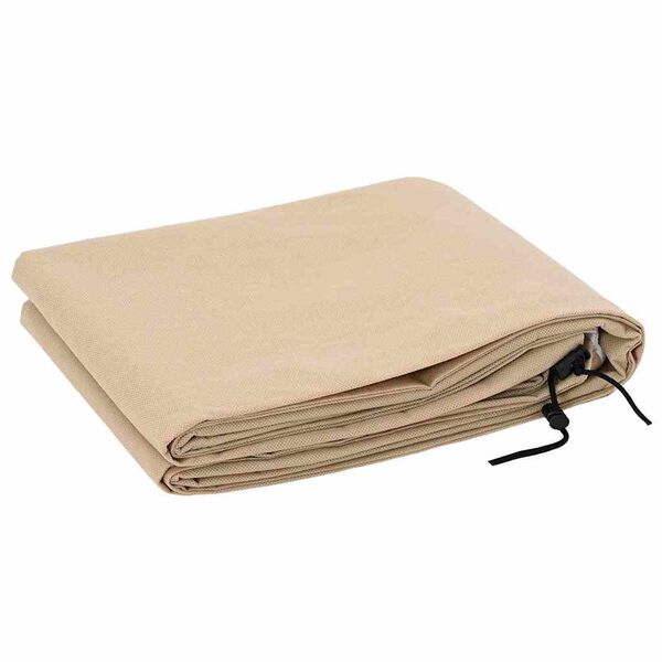 vidaXL Frost Protection Plant Fleece Covers 5 pcs Beige 1.55 x 1.55 m