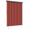 vidaXL Roller Blind Orange and Brown 200 x 250 cm Fabric and Aluminum