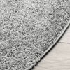 vidaXL Shaggy Rug PAMPLONA High Pile Modern Grey &Oslash; 200 cm