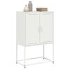vidaXL Highboard White 68.5x38.5x107 cm Steel