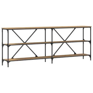 vidaXL Console Table Artisian Oak 200 x 30 x 75 cm Engineered Wood