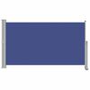 vidaXL Patio Retractable Side Awning 140 x 300 cm Blue