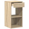 vidaXL Bedside Cabinets with Drawer 2 pcs Sonoma Oak 35x34x66.5 cm
