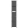 vidaXL 15-Cube Display Shelf Grey 103x30x175.5 cm Fabric