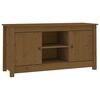 vidaXL TV Cabinet Honey Brown 103x36.5x52 cm Solid Wood Pine