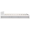 vidaXL Bed Frame with Drawers without Mattress White 150x200 cm King Size