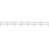 vidaXL Garden Fence | Steel | Sturdy | Rectangular | Modern