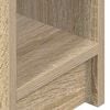 vidaXL Bedside Cabinet with Drawer Sonoma Oak 20x36x60 cm