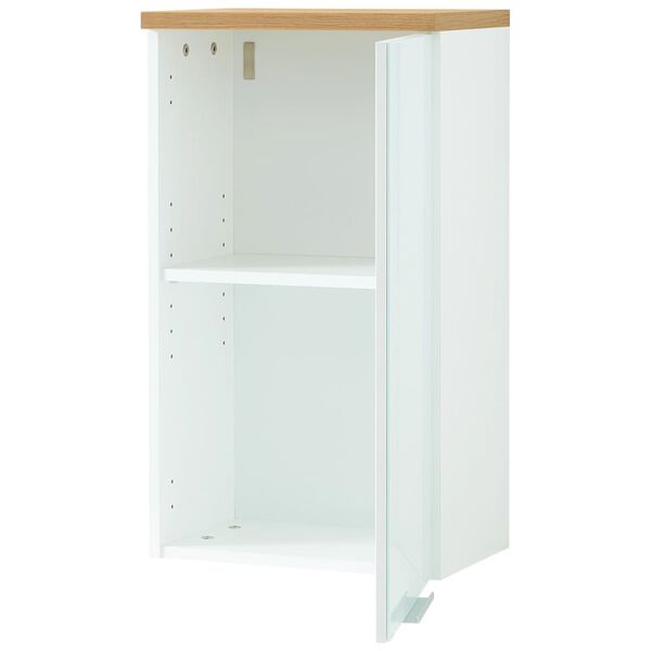 Germania Bathroom Wall Cabinet GW-Pescara White Navarra Oak Repro
