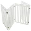 TRIXIE Dog Barrier 4-part MDF 60-160 cm White