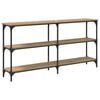 vidaXL Console Table Artisan Oak 150 x 29 x 75 cm