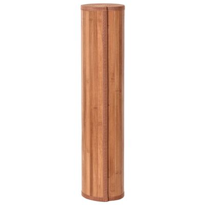 vidaXL Rug Rectangular Brown60x300 cm Bamboo
