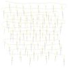 vidaXL Christmas Icicle Light 100 LEDs Warm White 10 m Acrylic PVC