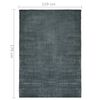 vidaXL Rug Washable Foldable Grey 120x170 cm Polyester
