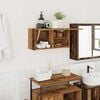 vidaXL Bathroom Wall Cabinet Old Wood 60x25x30 cm Engineered Wood
