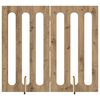 vidaXL Folding Pet Fence 2 pcs Artisan Oak 100.5 x 38 x 90 cm
