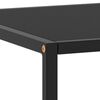 vidaXL Coffee Table Black with Black Glass 100x50x35 cm