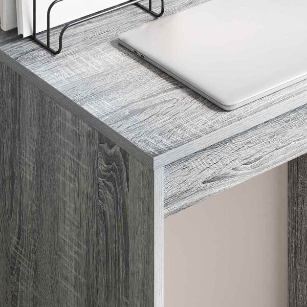 vidaXL Desk Grey Sonoma 60 x 40 x 76 cm