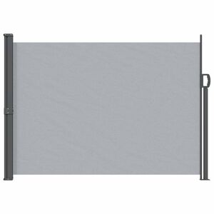 vidaXL Retractable Side Awning 100% polyester iron steel