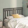 vidaXL Bed Headboard Grey 156x4x100 cm Solid Wood Pine