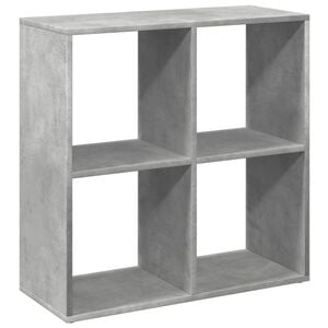 vidaXL Room Divider Bookcase Concrete Grey 69.5x29x69.5 cm