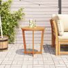 vidaXL Garden Side Table Round Ø70x75 cm Solid Wood Acacia