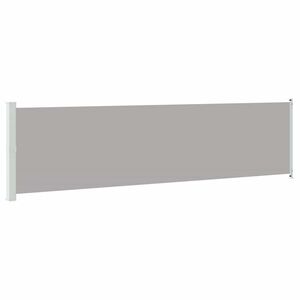 vidaXL Patio Retractable Side Awning 600x160 cm Grey