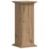 vidaXL Plant Stand Artisan Oak 33x33x80 cm Engineered Wood