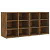 vidaXL Shoe Cabinets 2 pcs Smoked Oak 52.5x30x50 cm