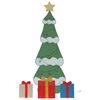 vidaXL Lighted Christmas Tree with 3 Gift Boxes 2D Warm White 150 cm