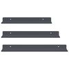 vidaXL Floating Shelf 3 pcs Anthracite 40 x 9 x 2.5 cm Steel