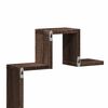 vidaXL Wall Shelf Brown Oak 104.5x10x43 cm Engineered Wood