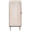 vidaXL Storage Sideboard White 60 x 33.5 x 75 cm Solid Mango Wood